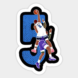 Ant edwards 5 Dunk Sticker